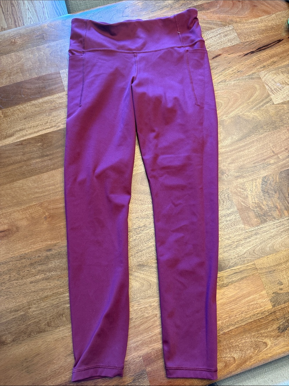 GAP Plum High-Waist Leggings